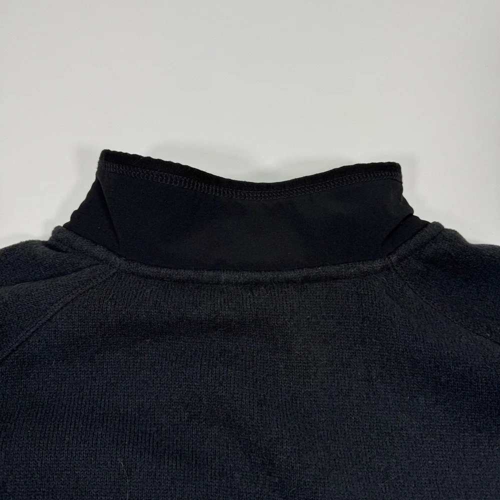 The North Face Fleece 1/4 Zip Pullover Men's L Charcoal Gray Mock Neck Outdoor